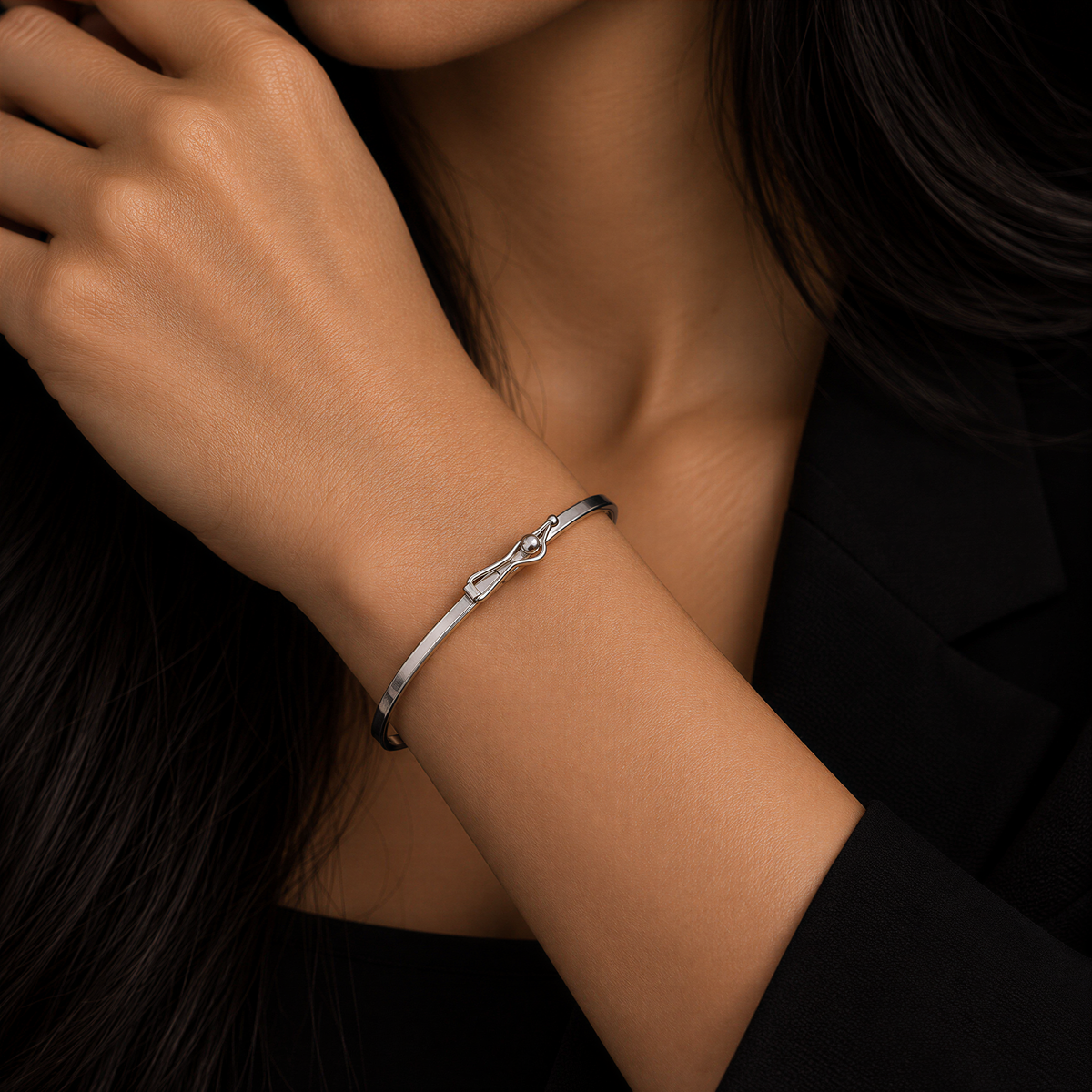 Bracelete Quadrado em prata 925 - El Patron Platas - foto 1