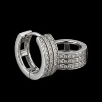 Brinco Argola "ICE" Cravejado Capone