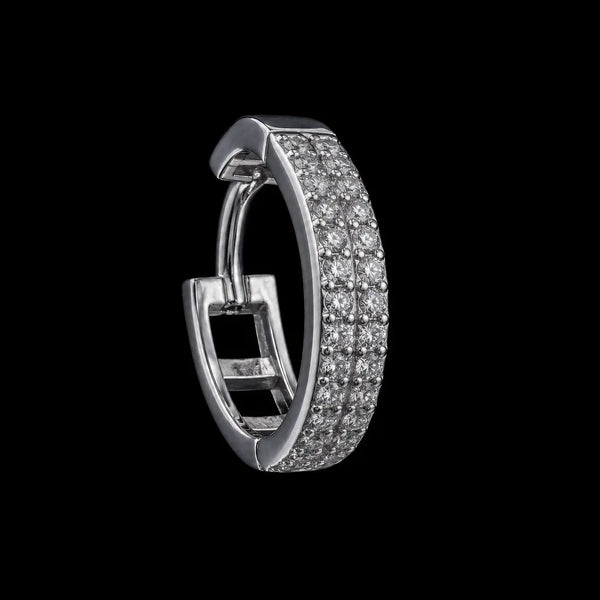 Brinco Argola "ICE" Cravejado Jogador Caro