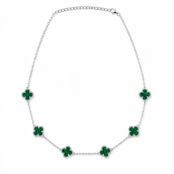 Colar Trevo Feminino - Prata