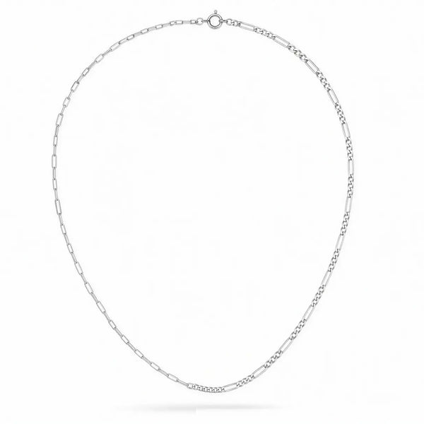 Colar Duo Fashion - Prata