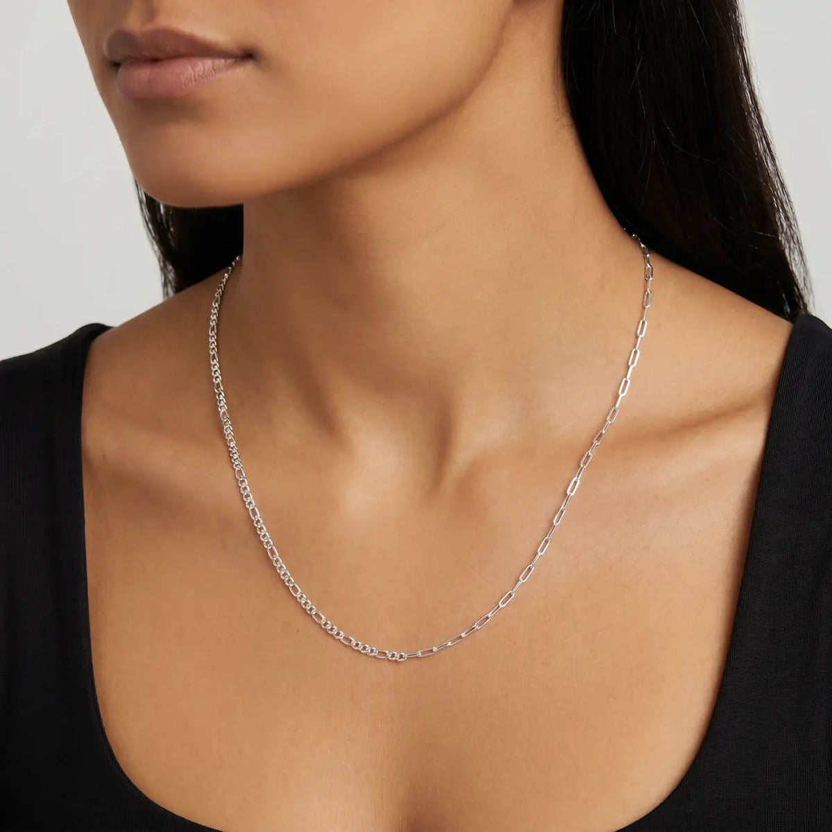 Colar Duo Fashion - Prata