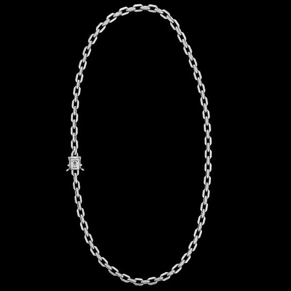 Corrente 6mm "Cadeado" 60cm com Fecho Gaveta