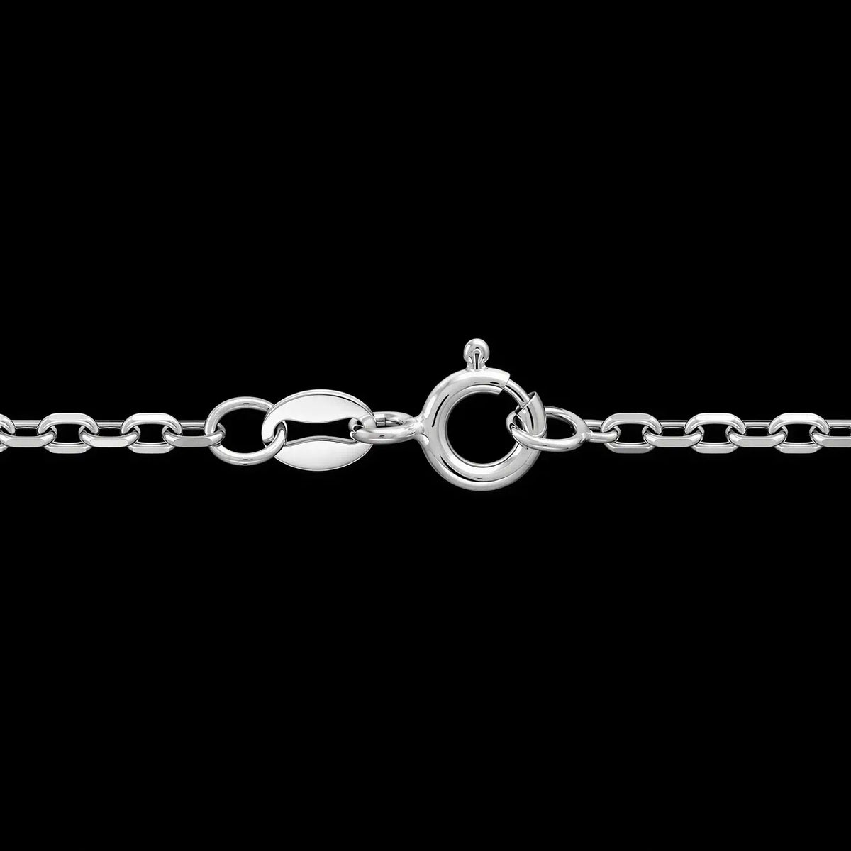 Corrente 1mm "Cadeadinho" 60cm