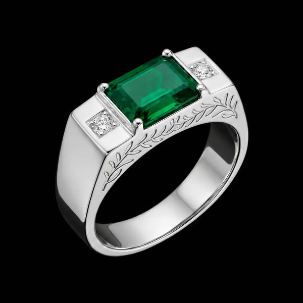 Anel Formatura Glorioso Verde