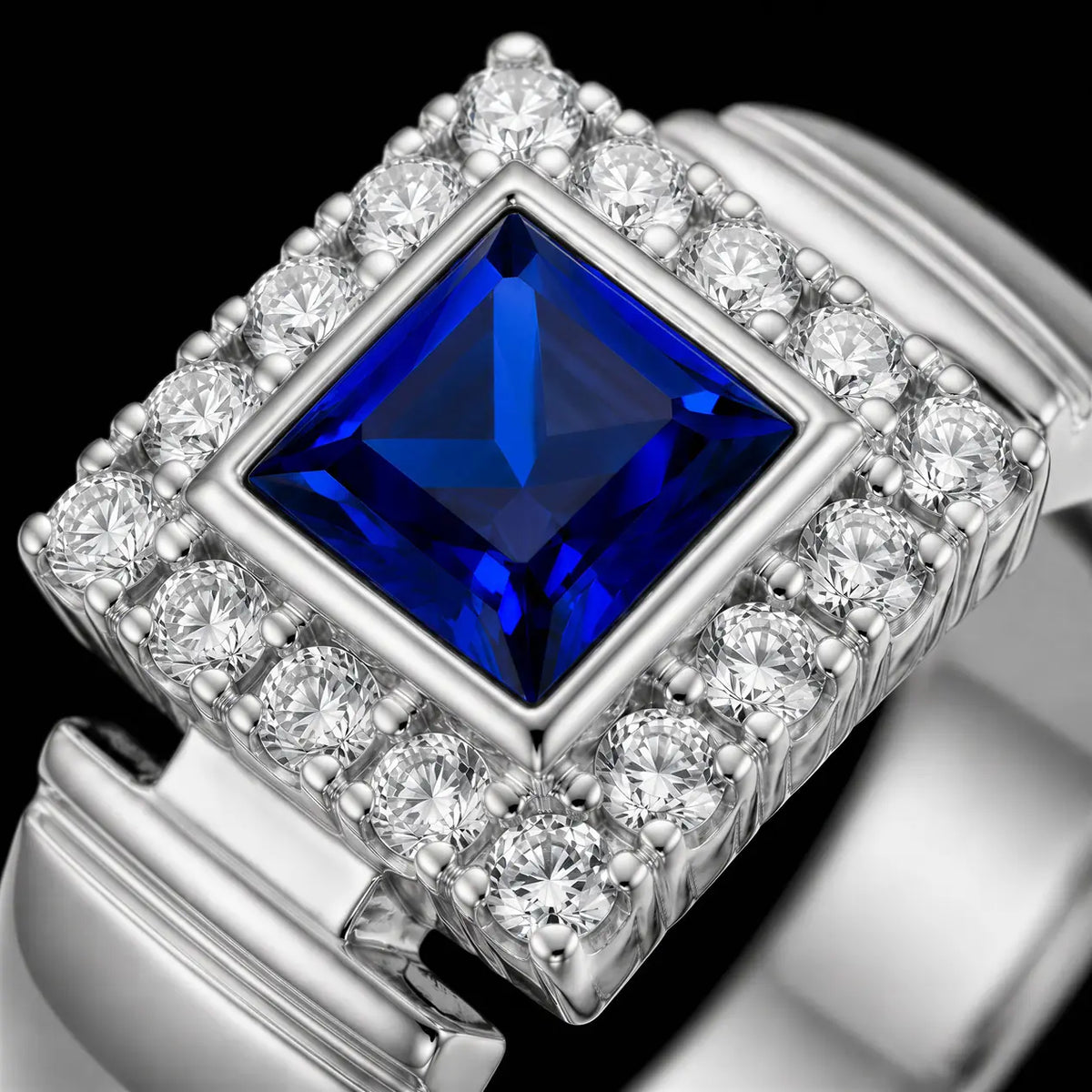 Anel Formatura Vitória Azul