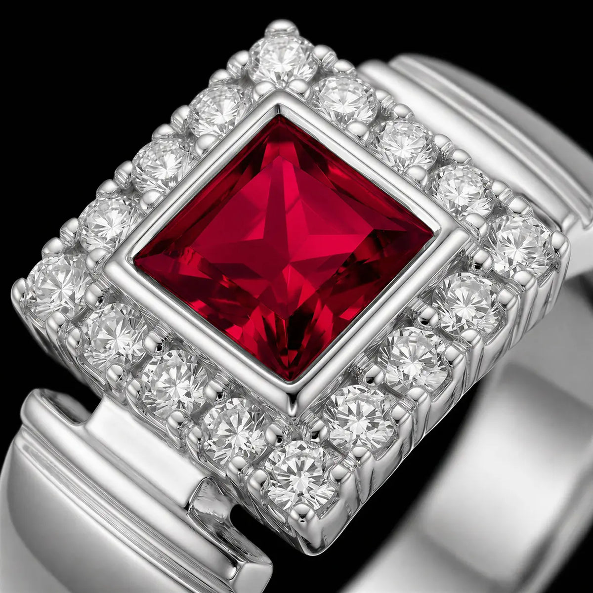 Anel Formatura Vitória Vermelho