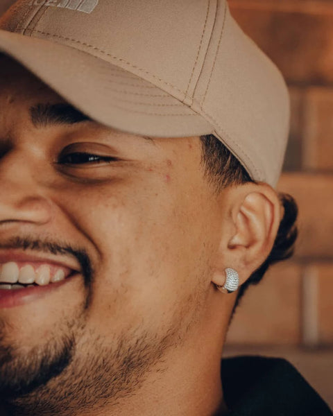 Brinco Argola "ICE" Cravejado Giancana by EL Patron Platas