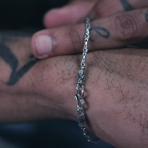 Pulseira Indiana Mumbai 2,5mm em prata 925 - El Patron Platas - foto 7