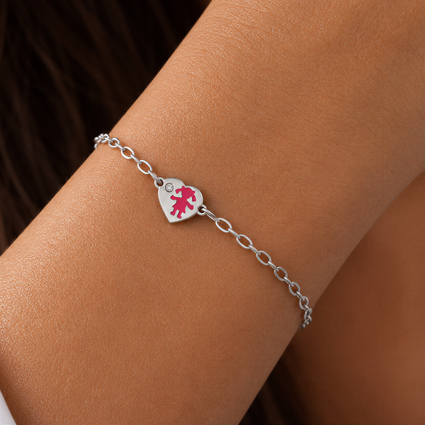 Pulseira Minimal Kids Girl em prata 925 - El Patron Platas - foto 2