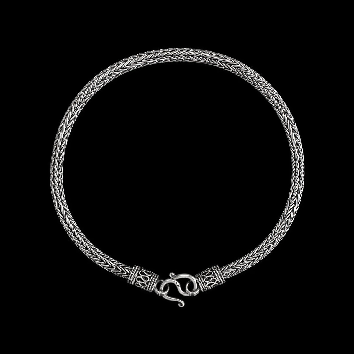 Pulseira Indiana Surat 5mm em prata 925 - El Patron Platas - foto 1