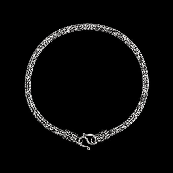 Pulseira Indiana Surat 5mm em prata 925 - El Patron Platas - foto 1