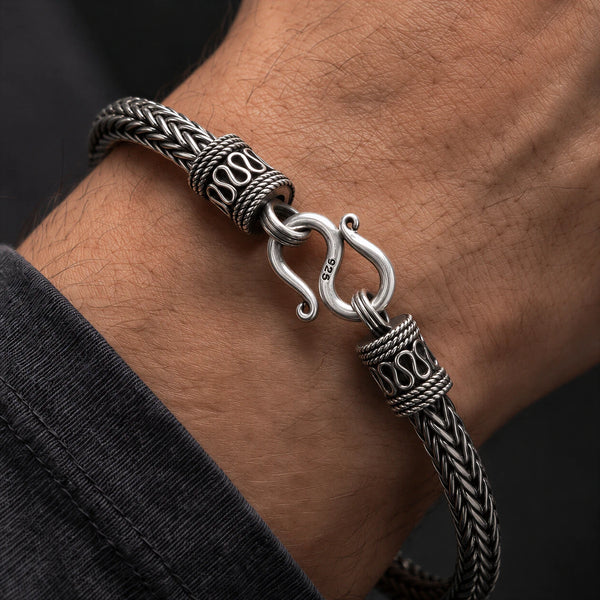 Pulseira Indiana Surat 5mm em prata 925 - El Patron Platas - foto 3