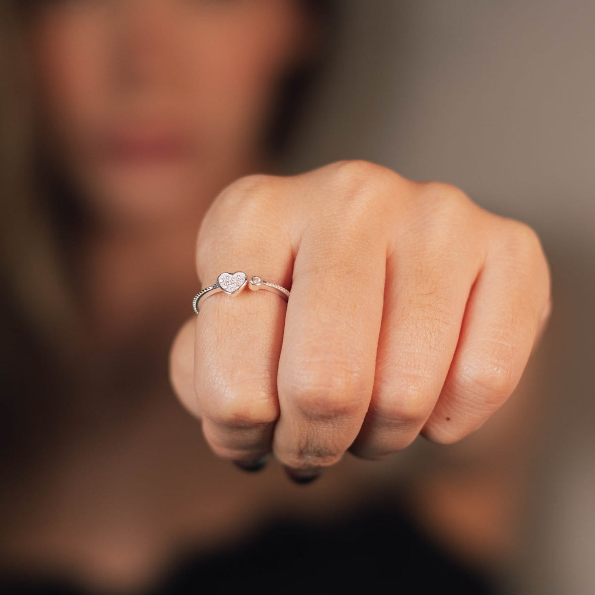 Anel Love Ice - Prata