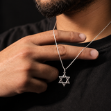 Conjunto Estrela de Davi com corrente Veneziana 60cm em prata 925 - El Patron Platas - foto 1