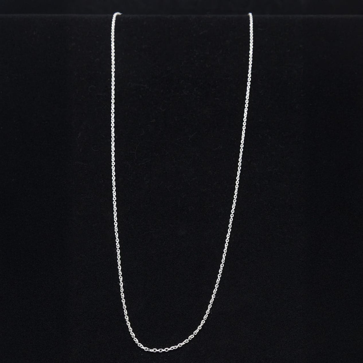 Corrente 1mm "Cadeadinho" 60cm