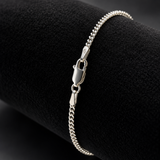 Pulseira 2mm Cubana em prata 925 - El Patron Platas - foto 3