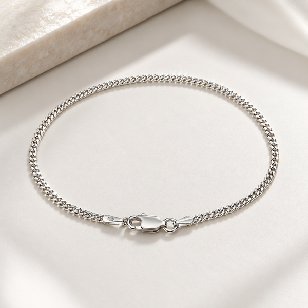 Pulseira 2mm Cubana em prata 925 - El Patron Platas - foto 5