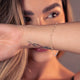 Pulseira Corações – Prata
