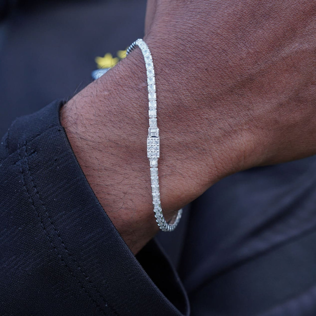 Pulseira Riviera Cristalina - 3mm