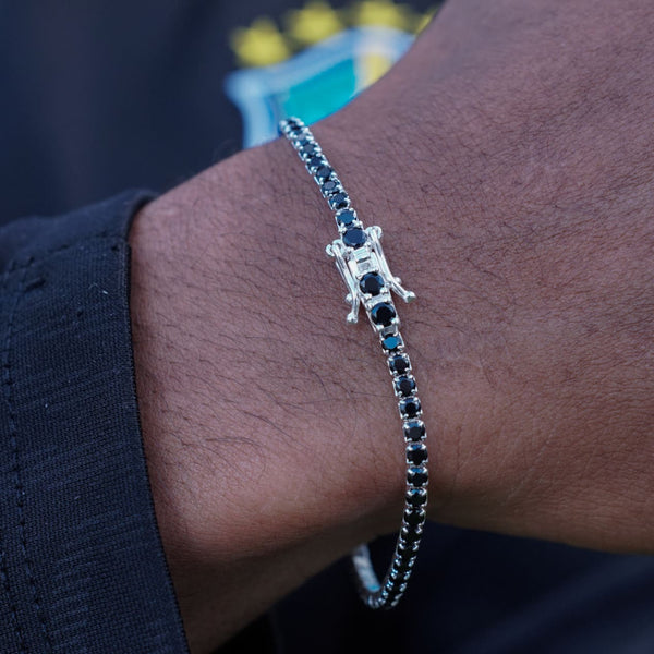 Pulseira Riviera Imperial Brasil Ônix - 3mm