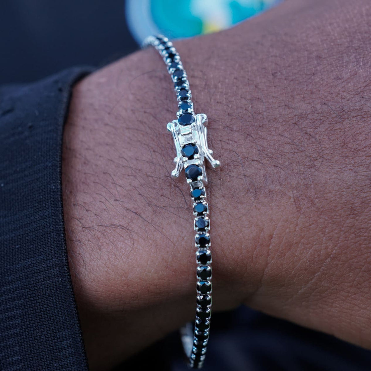 Pulseira Riviera Imperial Brasil Ônix - 3mm