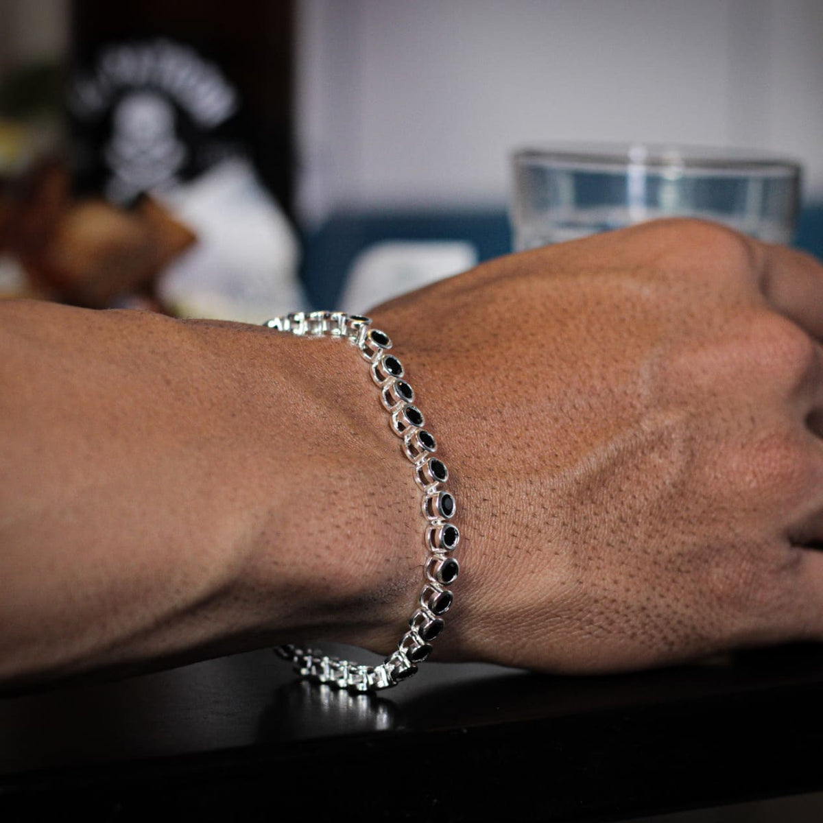 Pulseira Riviera Tamboril Ônix - 5mm