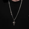 Pingente Cruz com Rosto de Cristo (M)